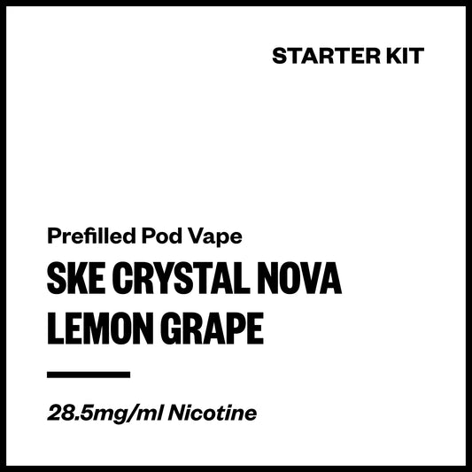 SKE Crystal Nova - Lemon Grape (Starter Kit) | Vapourium NZ