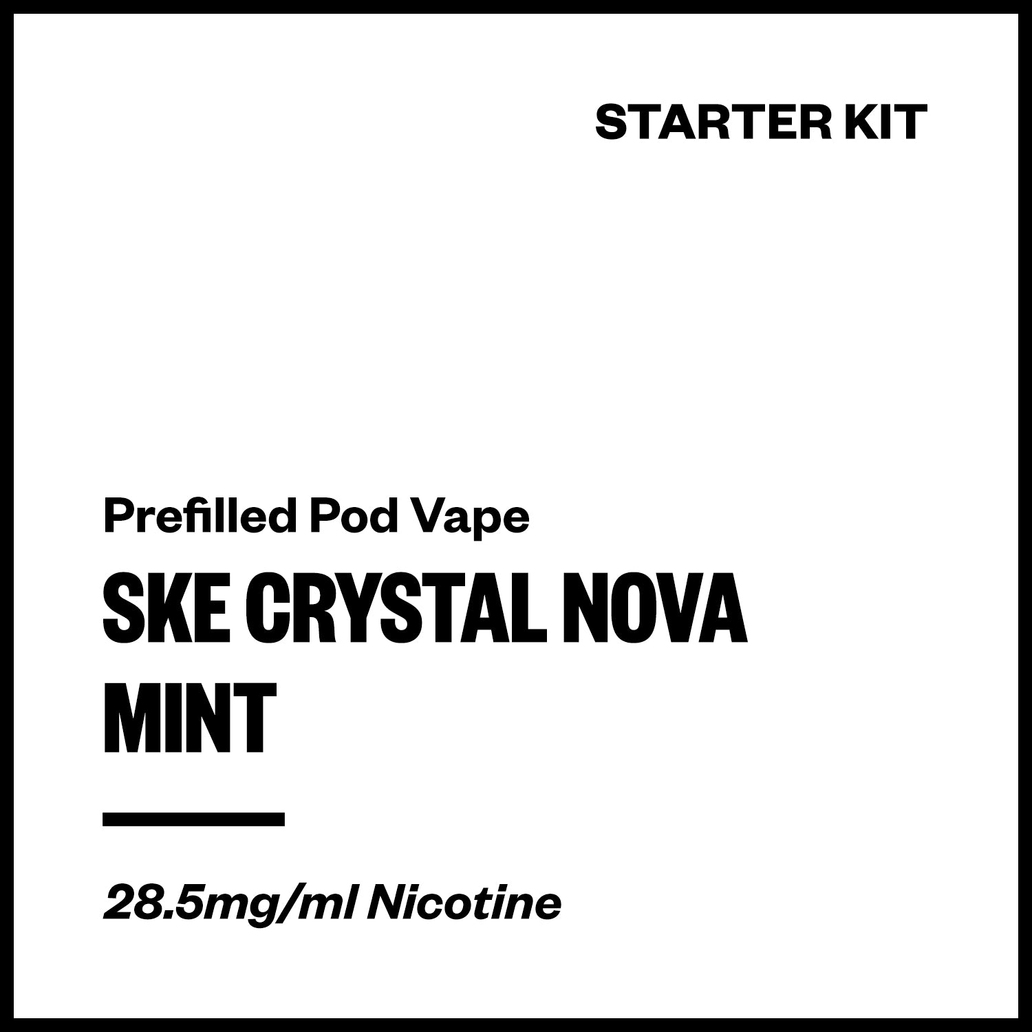 SKE Crystal Nova - Mint (Starter Kit) | Vapourium NZ