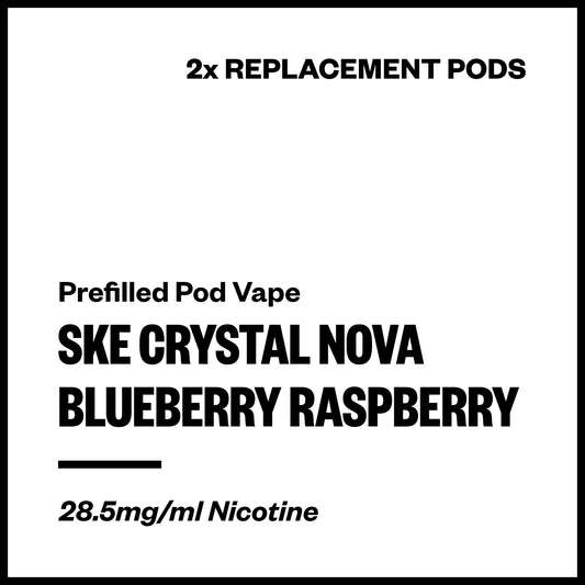 SKE Crystal Nova - Blueberry Raspberry (2x Replacement Pods) | Vapourium NZ