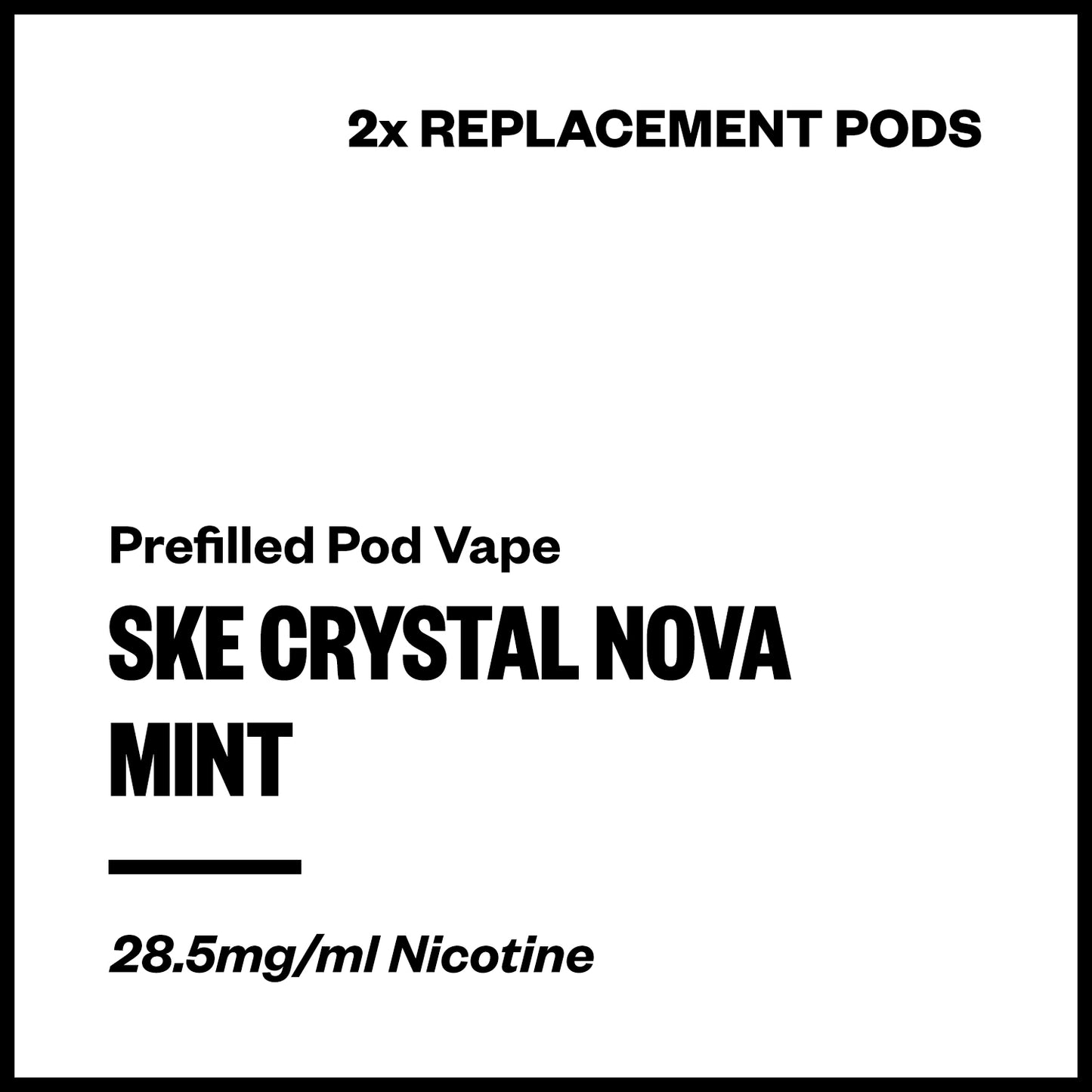 SKE Crystal Nova - Mint (2x Replacement Pods) | Vapourium NZ