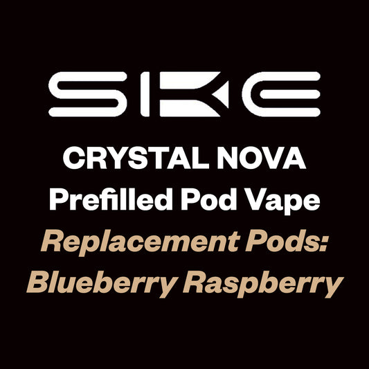 SKE Crystal Nova Prefilled Pods - Blueberry Raspberry (2 Pack / 1200 Puffs) - Vapourium - Dunedin, Christchurch, Timaru