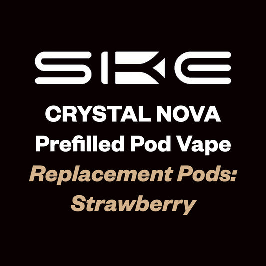 SKE Crystal Nova Prefilled Pods - Strawberry (2 Pack / 1200 Puffs) - Vapourium