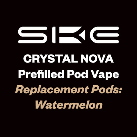 SKE Crystal Nova Prefilled Pods - Watermelon (2 Pack / 1200 Puffs) - Vapourium - Dunedin, Christchurch, Timaru