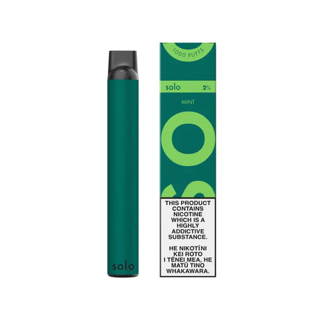 Solo Disposable Vape Mint Vapourium Disposables single use NZ