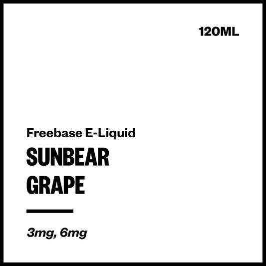 SunBear - Grape (Freebase E-Liquid 120ml) | Vapourium NZ
