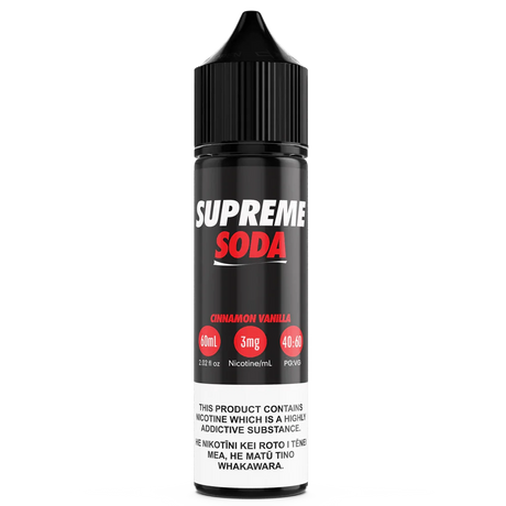 Supreme Soda - Cinnamon Vanilla (ex-Cola) - 60ml - Vapourium Vape Shop NZ, Vape NZ, Disposable Vapes NZ, ZipPay/Afterpay Vape NZ, Vape Juice, Eliquid, Nic Salts, Freebase, Vaporium, Vapourium, Christchurch, Dunedin, Timaru.