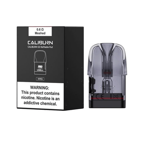 Uwell Caliburn G3 Replacement Pods - 4 Pack - Vapourium, First brick & mortar vape shop in NZ, Vape NZ, Disposable Vapes NZ, Vape Juice, Eliquid, Nic Salts, Freebase, Vaporium, Vapourium, Christchurch, Dunedin, Timaru.