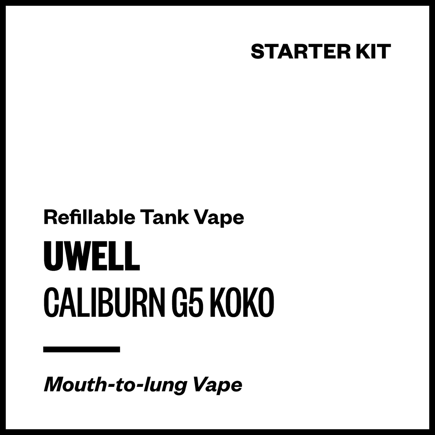 Uwell Caliburn G5 Koko Pod Kit | Vapourium NZ