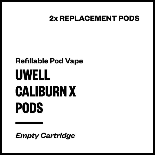 Uwell Caliburn X Empty Pod Cartridge (2 Pack) | Vapourium NZ