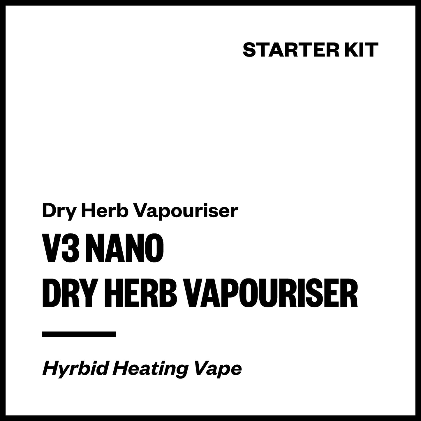 V3 Nano Dry Herb Vapouriser | Vapourium NZ