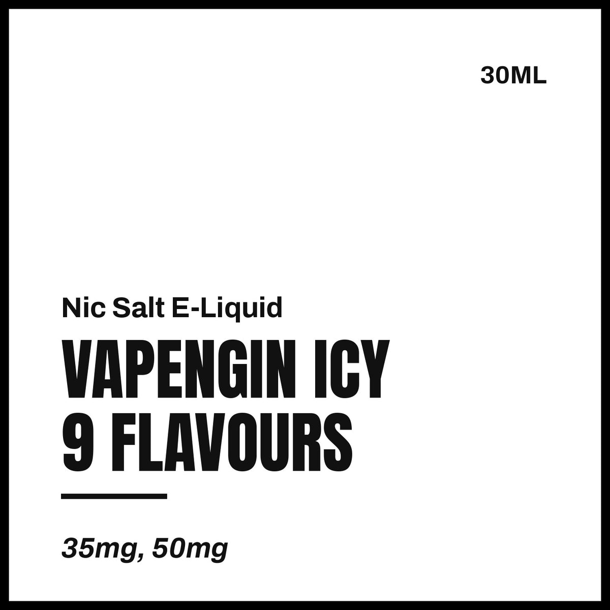 Vapengin Icy Nic Salt E-Liquid
