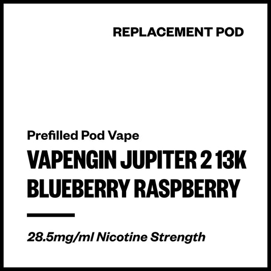 Vapengin Jupiter 2 - Blueberry Raspberry (13,000 Puffs Replacement Pod) | Vapourium NZ