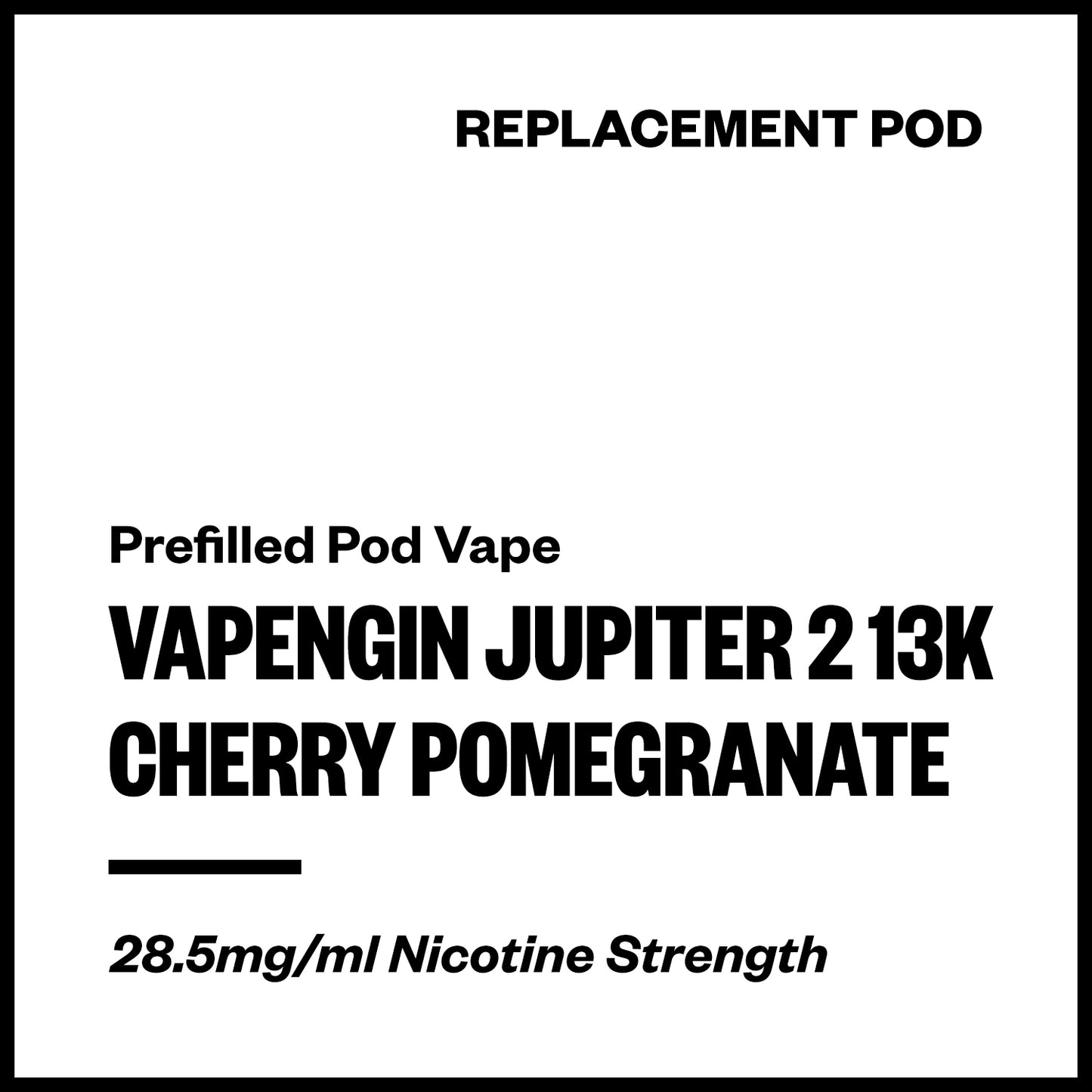 Vapengin Jupiter 2 - Cherry Pomegranate (13,000 Puffs Replacement Pod) | Vapourium NZ