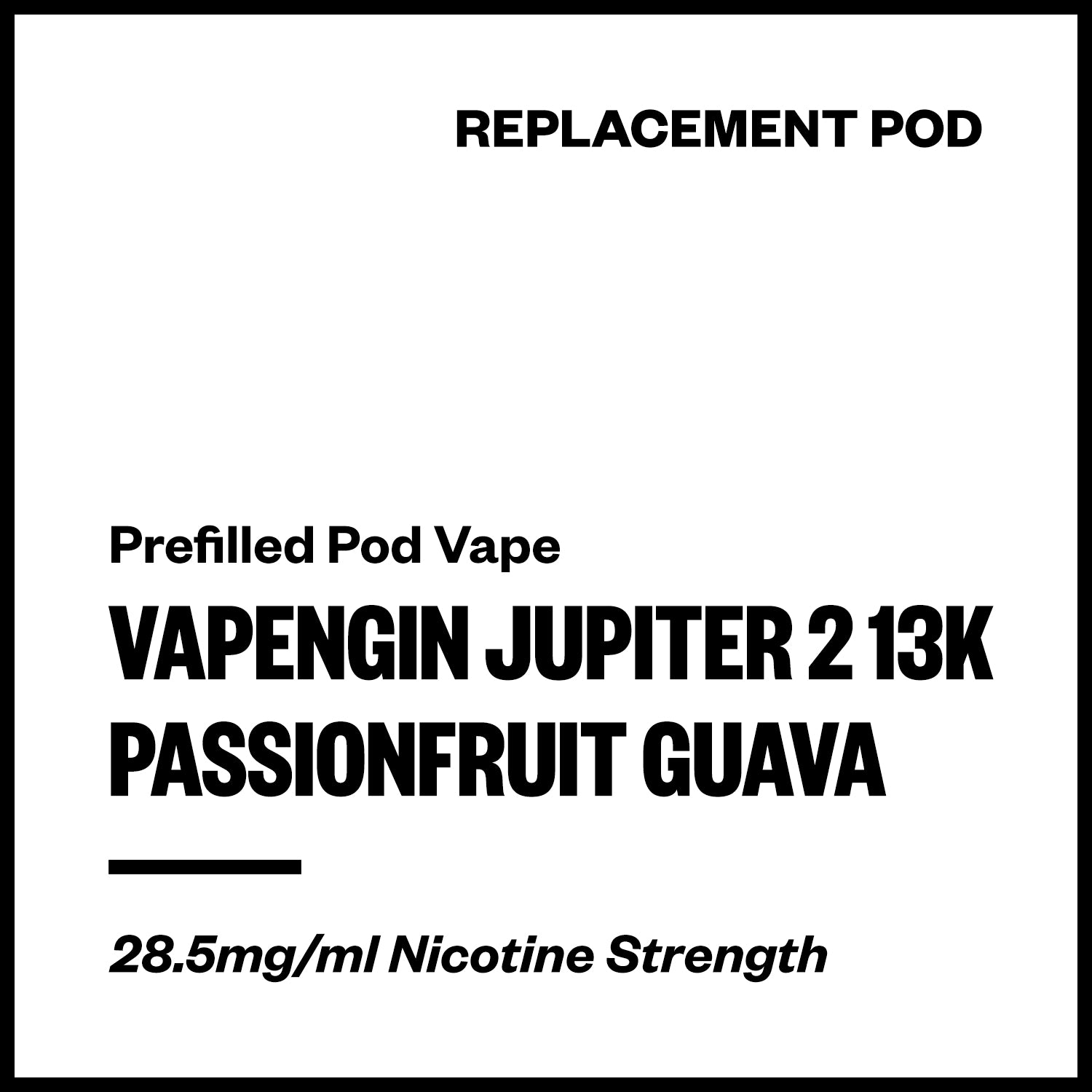 Vapengin Jupiter 2 - Passionfruit Guava (13,000 Puffs Replacement Pod) | Vapourium NZ
