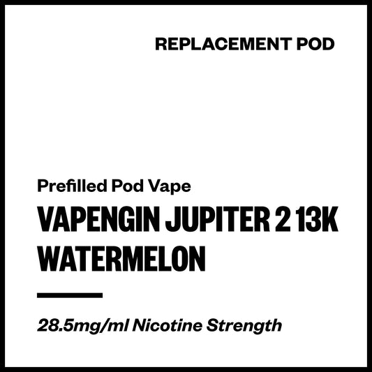 Vapengin Jupiter 2 - Watermelon (13,000 Puffs Replacement Pod) | Vapourium NZ
