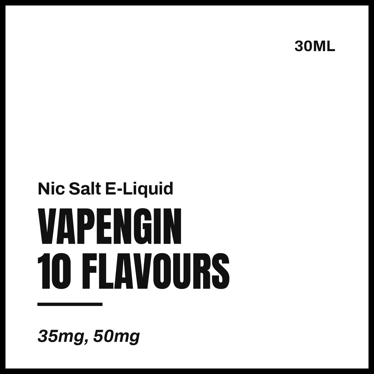Vapengin Nic Salt E-Liquid