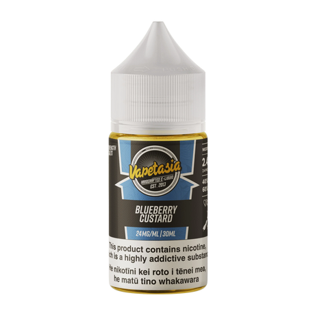 Vapetasia Killer Kustard Salts - Blueberry Custard - 30ml - Vapourium Vape Shop NZ, Vape NZ, Disposable Vapes NZ, ZipPay/Afterpay Vape NZ, Vape Juice, Eliquid, Nic Salts, Freebase, Vaporium, Vapourium, Christchurch, Dunedin, Timaru.