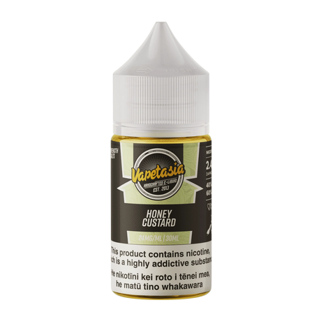 Vapetasia Killer Kustard Salts - Honey Custard - 30ml - Vapourium Vape Shop NZ, Vape NZ, Disposable Vapes NZ, ZipPay/Afterpay Vape NZ, Vape Juice, Eliquid, Nic Salts, Freebase, Vaporium, Vapourium, Christchurch, Dunedin, Timaru.