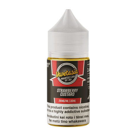 Vapetasia Killer Kustard Salts - Strawberry Custard - 30ml - Vapourium Vape Shop NZ, Vape NZ, Disposable Vapes NZ, ZipPay/Afterpay Vape NZ, Vape Juice, Eliquid, Nic Salts, Freebase, Vaporium, Vapourium, Christchurch, Dunedin, Timaru.