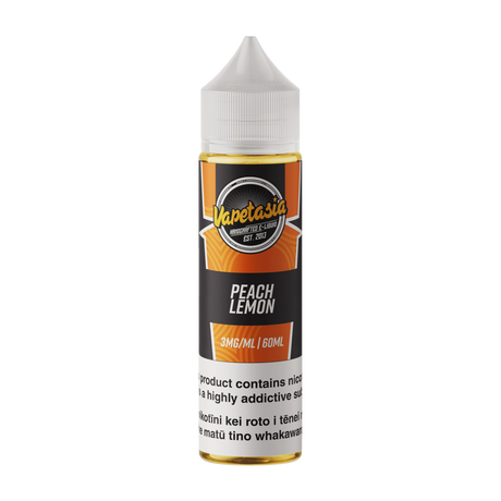 Vapetasia Lemonade - Peach Lemon - 60ml - Vapourium Vape Shop NZ, Vape NZ, Disposable Vapes NZ, ZipPay/Afterpay Vape NZ, Vape Juice, Eliquid, Nic Salts, Freebase, Vaporium, Vapourium, Christchurch, Dunedin, Timaru.