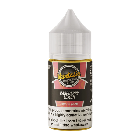 Vapetasia Lemonade Salts - Raspberry Lemon - 30ml - Vapourium Vape Shop NZ, Vape NZ, Disposable Vapes NZ, ZipPay/Afterpay Vape NZ, Vape Juice, Eliquid, Nic Salts, Freebase, Vaporium, Vapourium, Christchurch, Dunedin, Timaru.