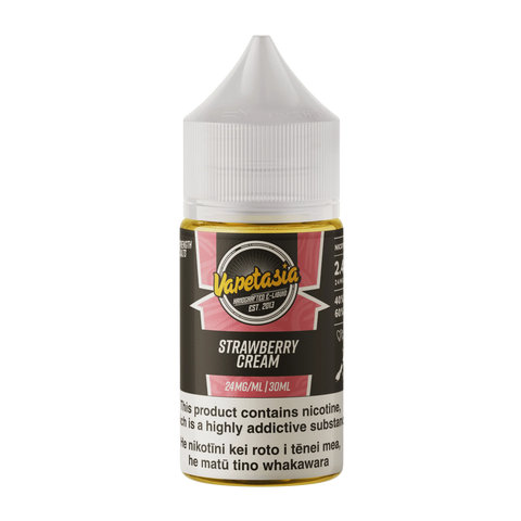 Vapetasia Salts - Strawberry Cream - 30ml - Vapourium Vape Shop NZ, Vape NZ, Disposable Vapes NZ, ZipPay/Afterpay Vape NZ, Vape Juice, Eliquid, Nic Salts, Freebase, Vaporium, Vapourium, Christchurch, Dunedin, Timaru.