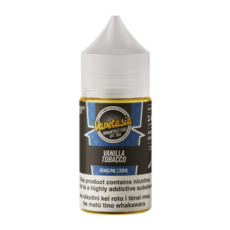 Vapetasia Salts - Vanilla Tobacco (ex-Royalty II) - 30ml - Vapourium Vape Shop NZ, Vape NZ, Disposable Vapes NZ, ZipPay/Afterpay Vape NZ, Vape Juice, Eliquid, Nic Salts, Freebase, Vaporium, Vapourium, Christchurch, Dunedin, Timaru.