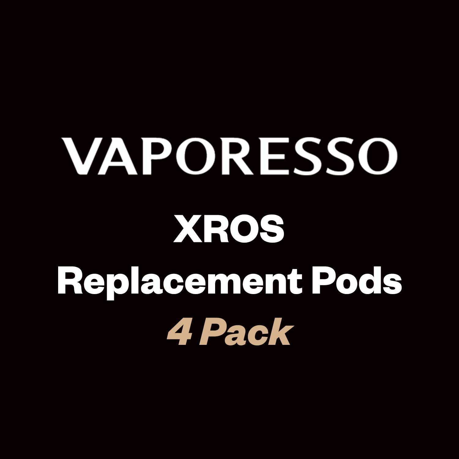 Vaporesso XROS Replacement Pods – 4 Pack