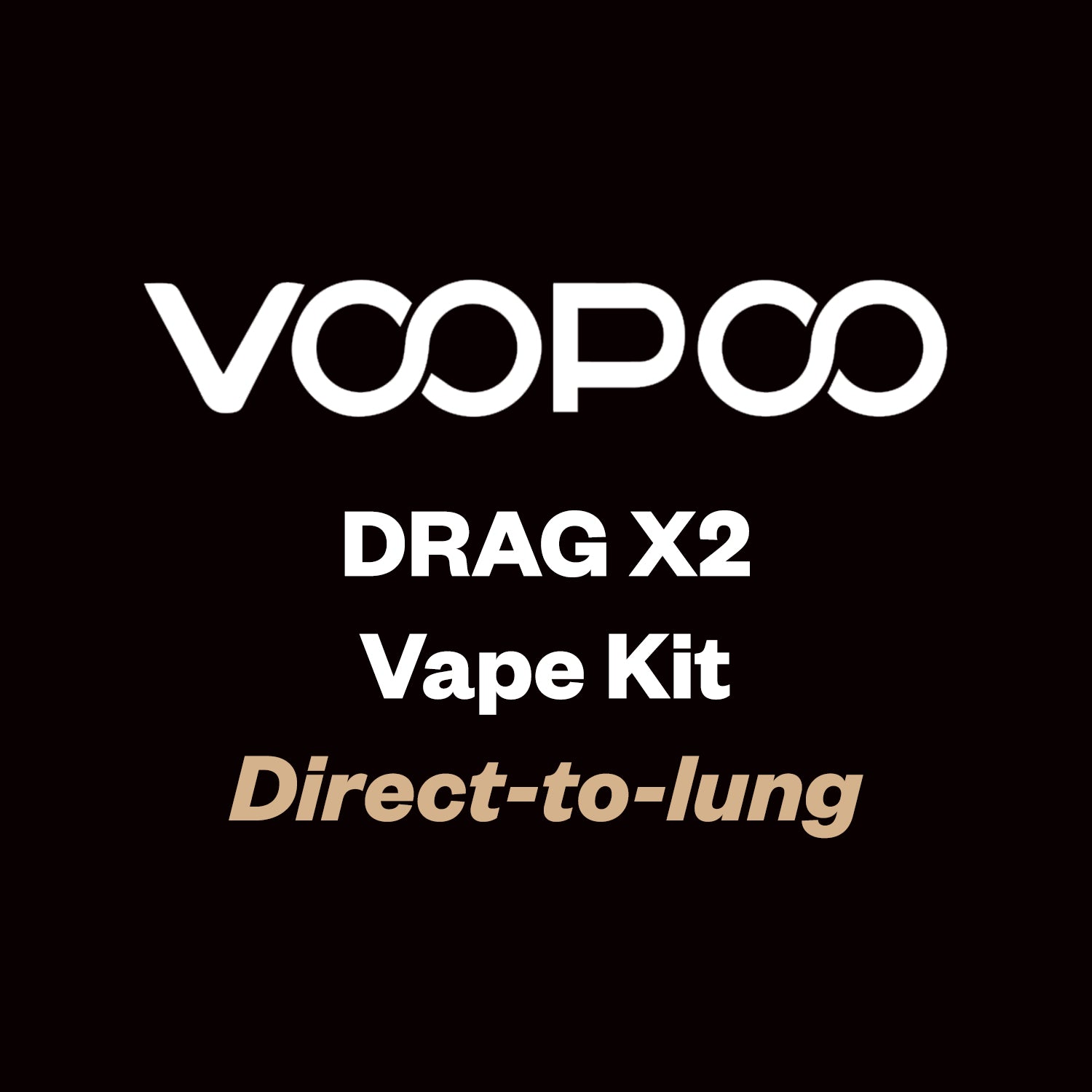 Voopoo Drag X2 Kit – 5–80 W Single‑18650 Pod Mod